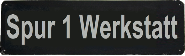 Spur 1 Werkstatt